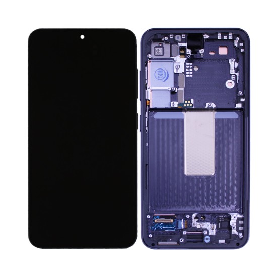 Touch+Display+Frame Samsung Galaxy S23 5g 2023/S911 Service Pack Preto